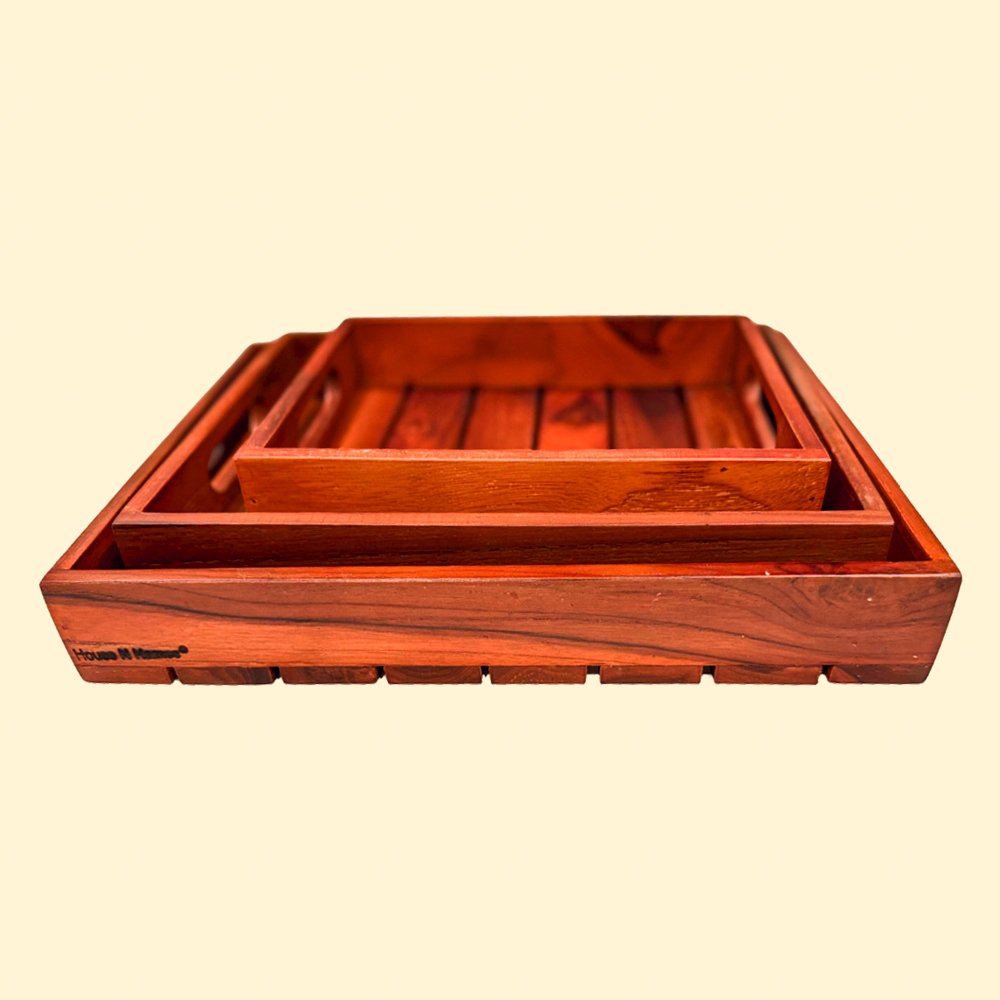 Designer Wooden Tray - Rectangle (DT-10)