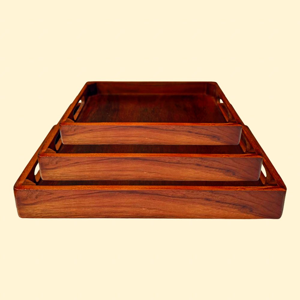 Designer Wooden Tray - Rectangle (TWT-01)
