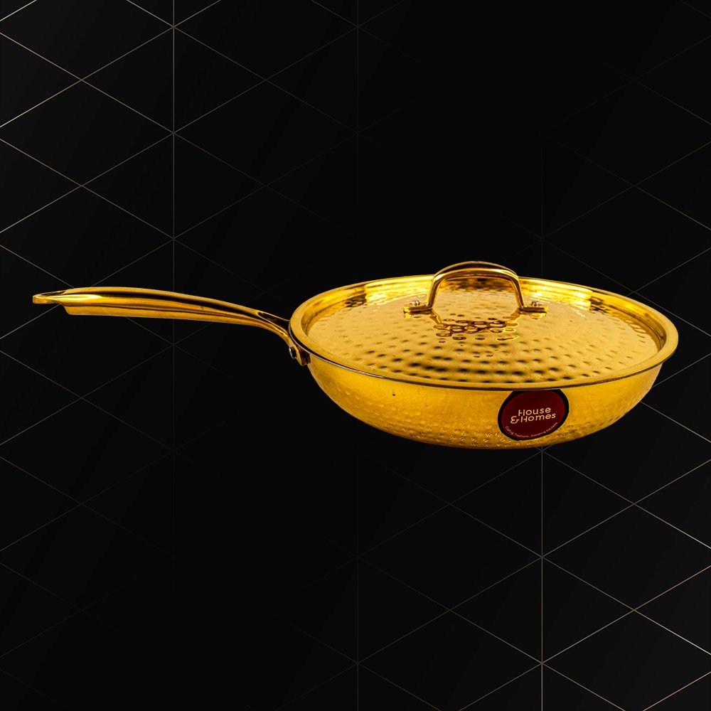 Pitranj Brass Frypan with Lid