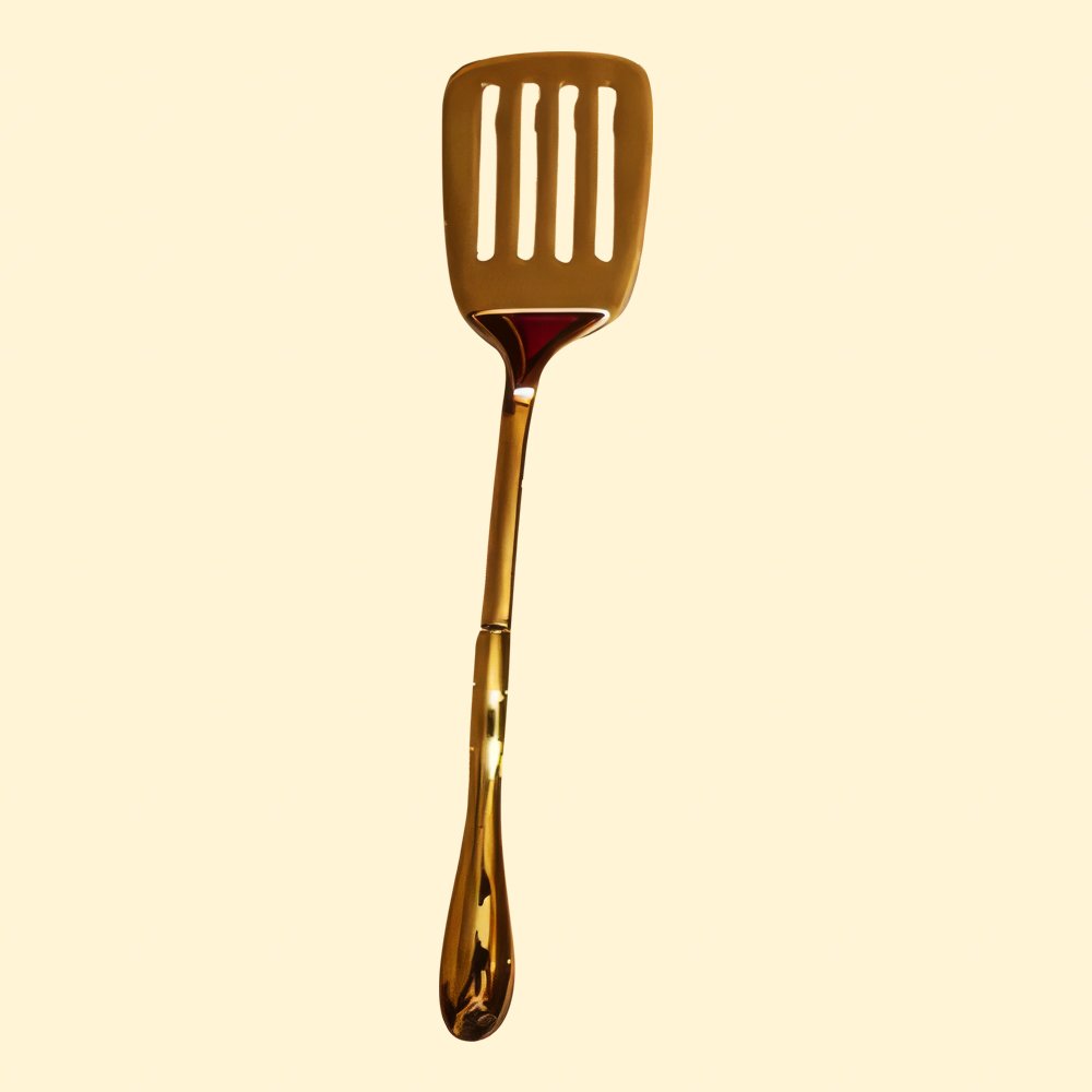 Pitranj Brass Serving Flat Ladle