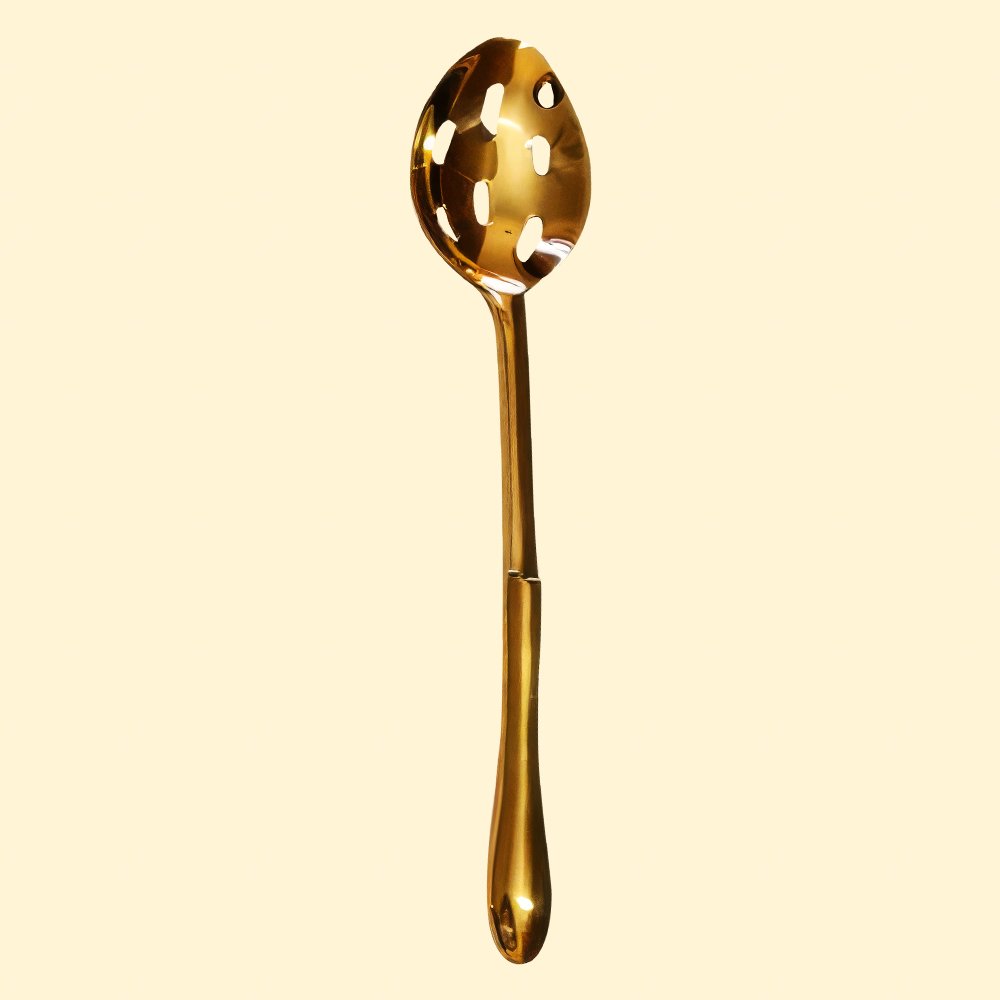 Pitranj Brass Spatula Hole Ladle