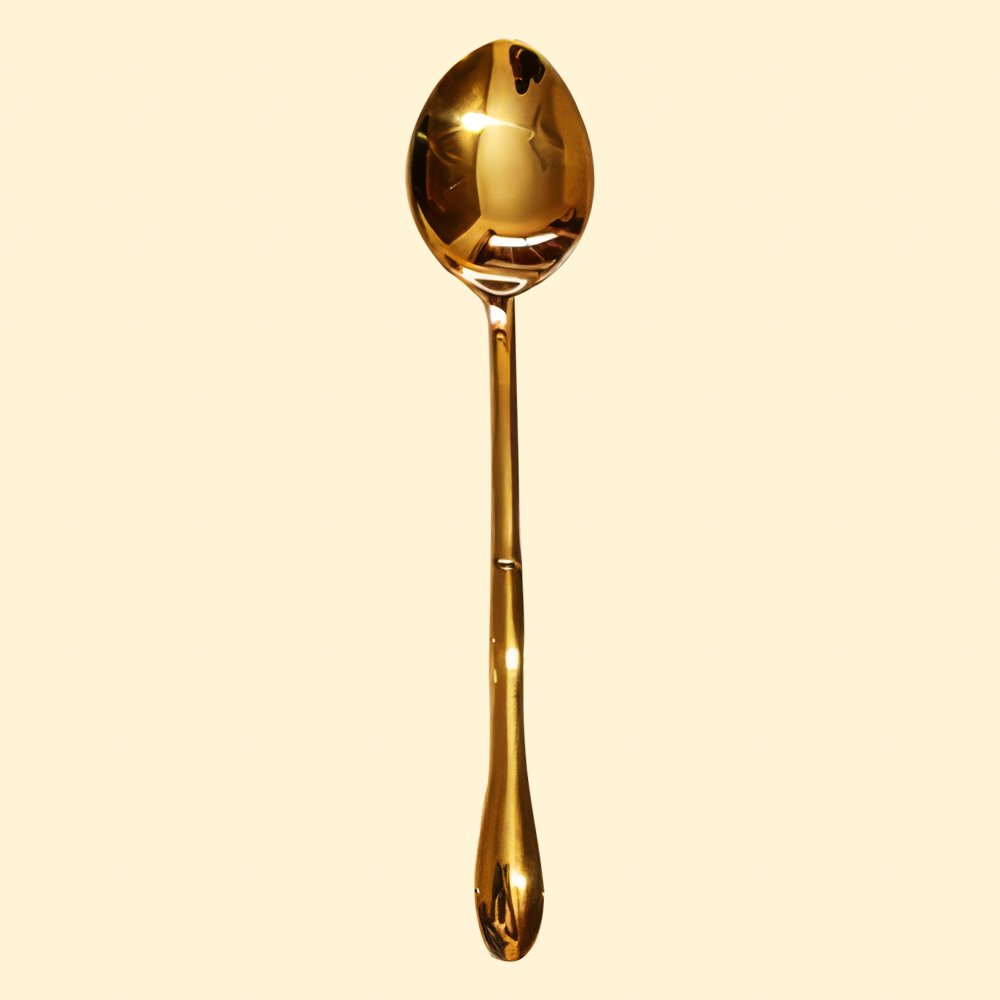 Pitranj Brass Spatula Round Ladle