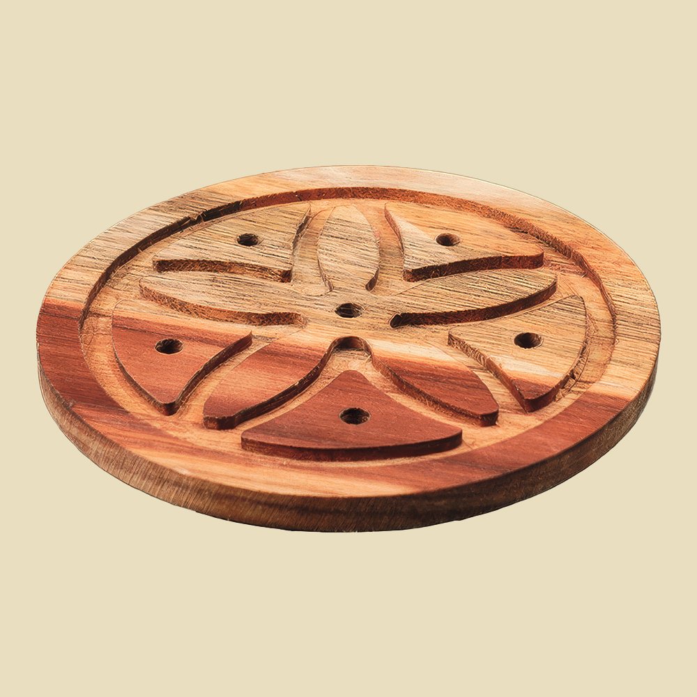 Round Wooden Hotmat (HM-04)