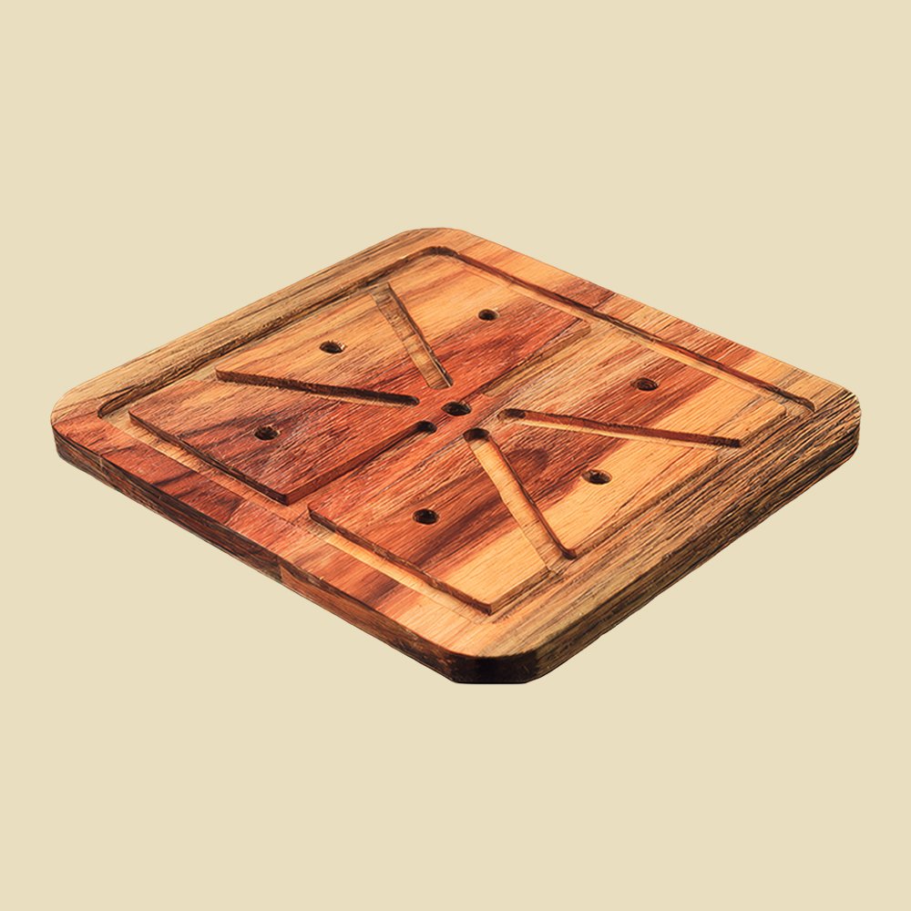 Square Wooden Hotmat (HM-03)